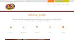 Desktop Screenshot of orbitfuncenter.com